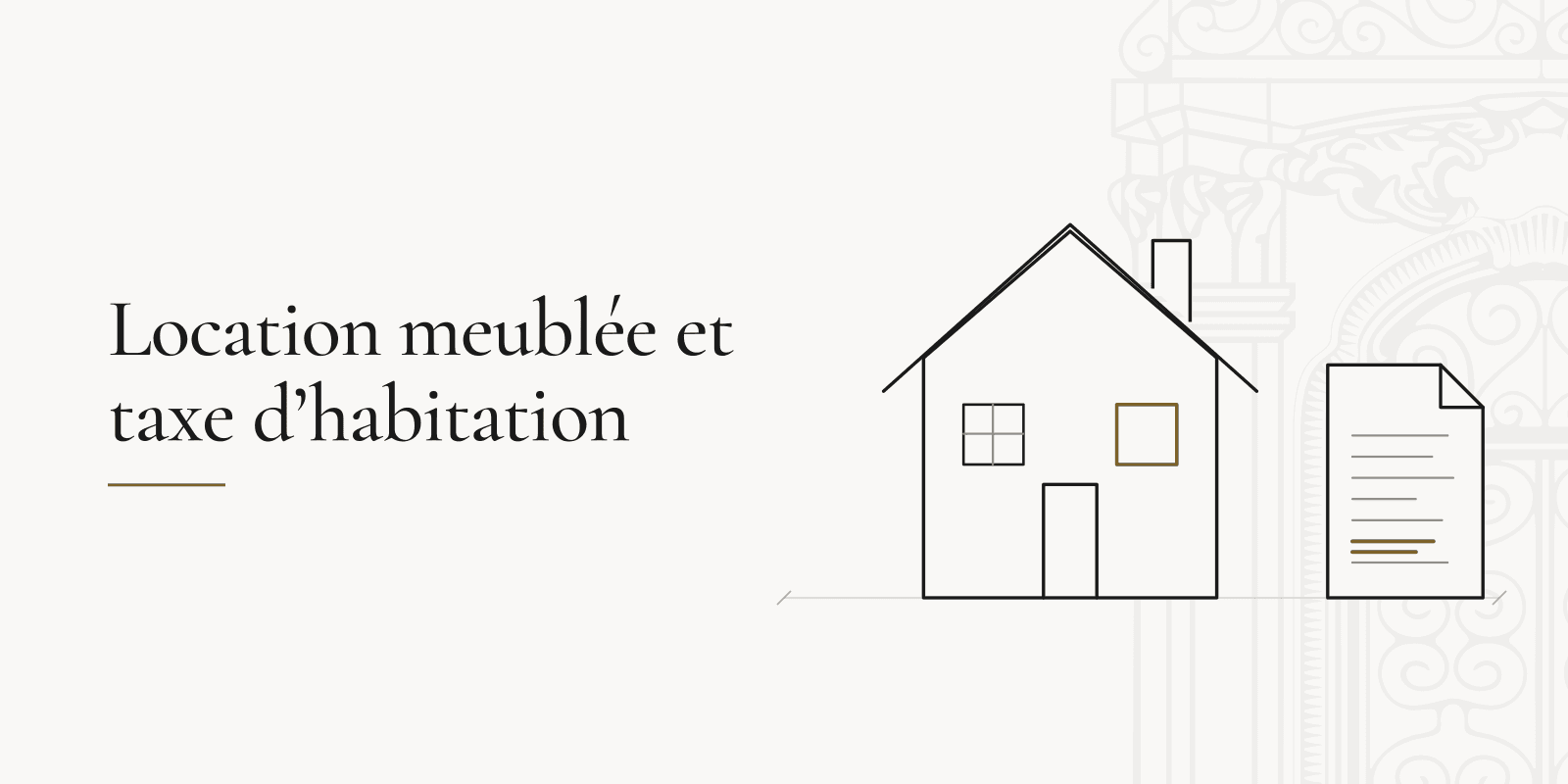 Pourquoi votre taxe d'habitation peut rester due ?